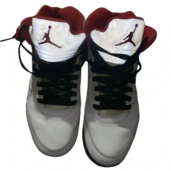Jordan 5 Retro Mid Fire Red - Picture 2 of 7